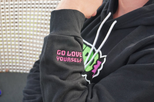 Nerd HQ Distressed Staple Sponge Fleece Pullover Hoodie