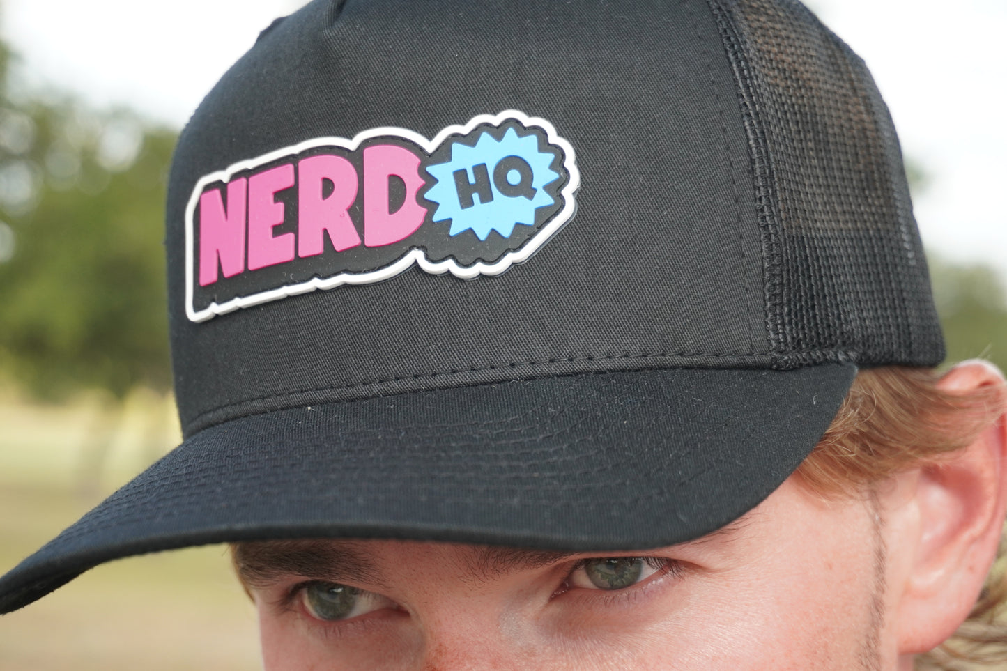 NerdHQ Go Love Yourself Primary Logo Hats