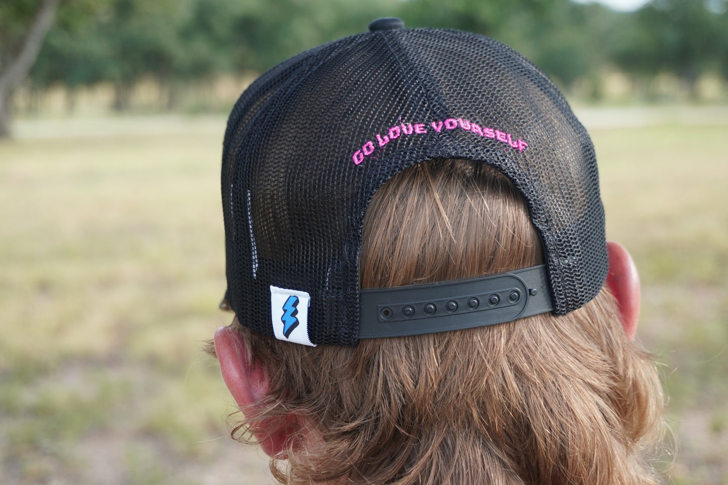 NerdHQ Go Love Yourself Primary Logo Hats
