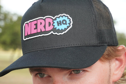 NerdHQ Go Love Yourself Primary Logo Hats